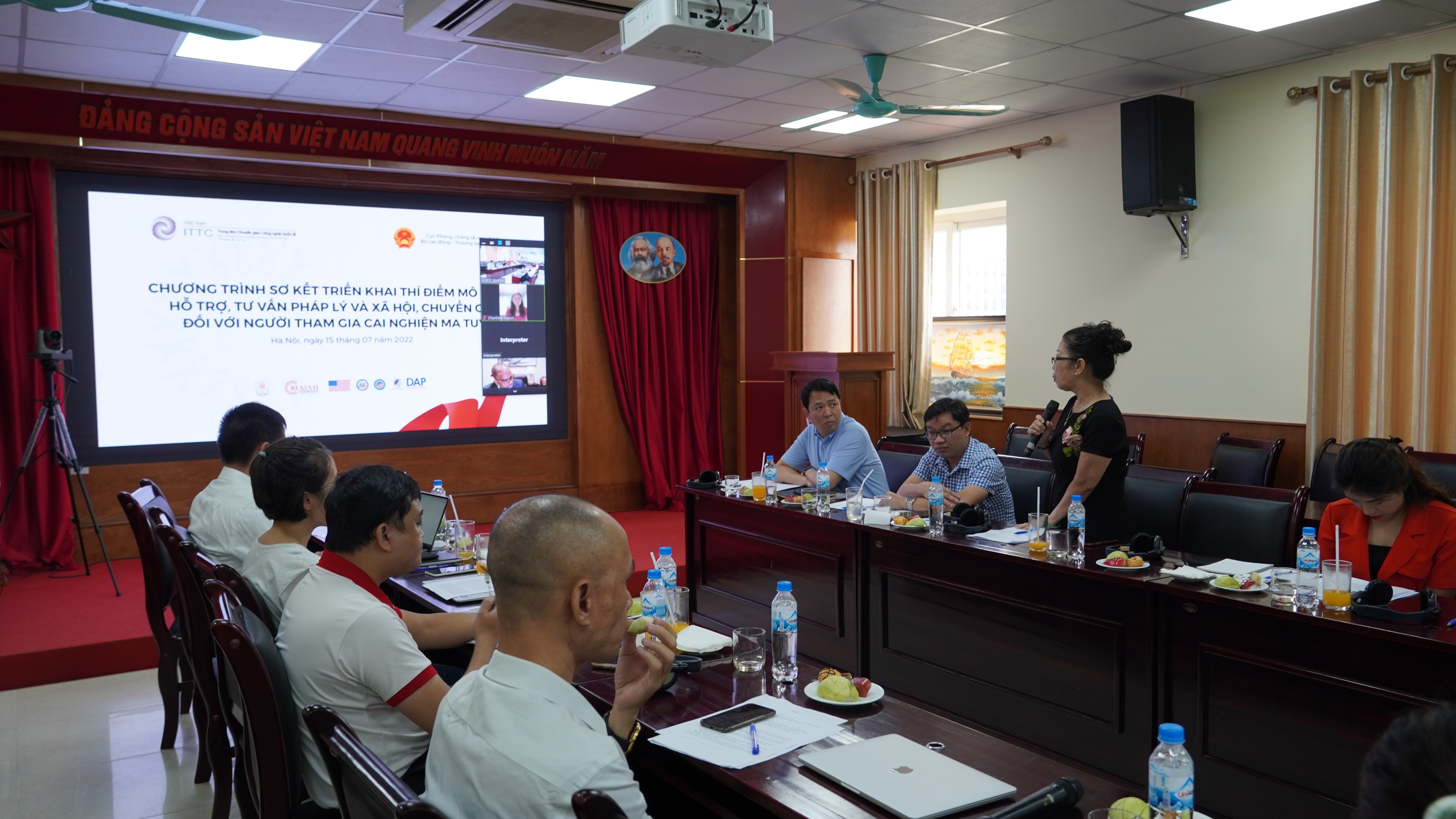 Sơ kết triển khai thí điểm mô hình hỗ trợ, tư vấn pháp lý và xã hội, chuyển gửi đối với người tham gia cai nghiện ma túy