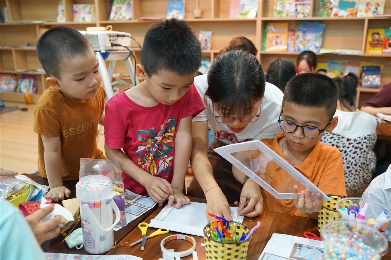 Sân chơi kết nối, sáng tạo cho trẻ thuộc dự án Cắt đứt vòng xoáy tại Hải Phòng